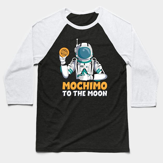 Mochimo to the Moon Astronaut Baseball T-Shirt by Umami